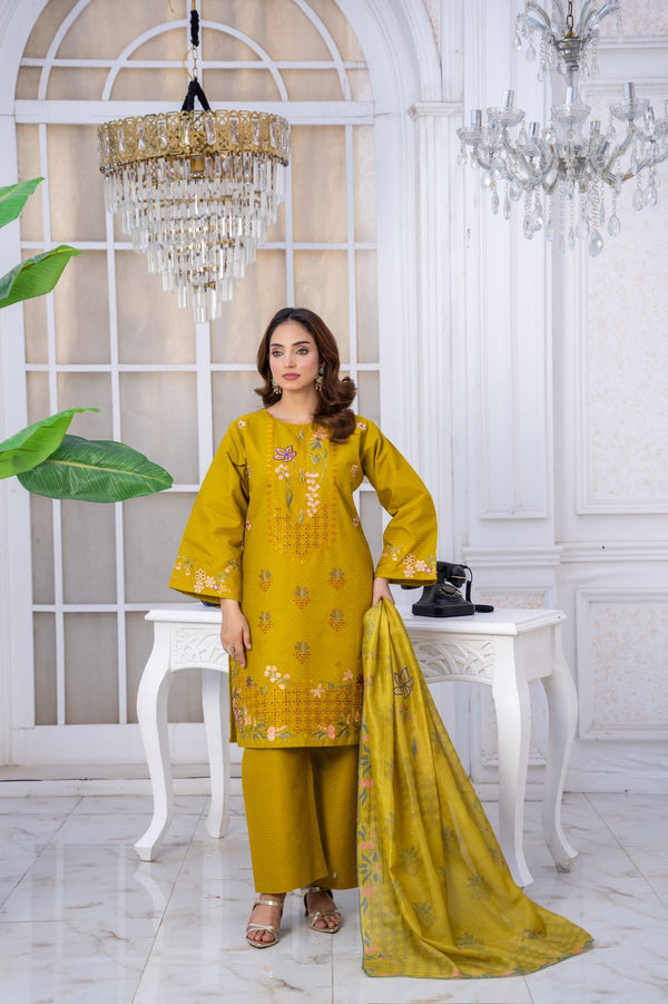 Meherbano – Winter Cotton 3pcs Luxury Ensemble