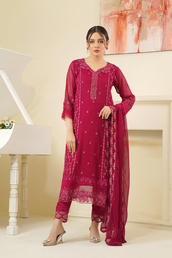 Premium Semi Pure Chiffon Fabric